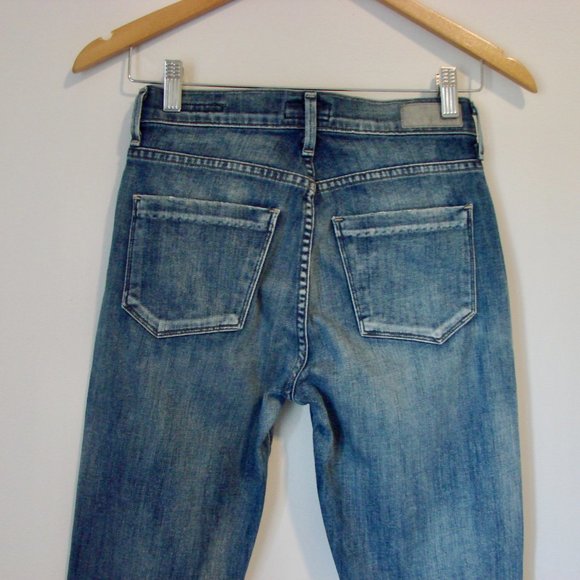 Aritzia Agolde Camile Jeans High Rise Straight Leg Ankle Jeans Size 24 - Picture 9 of 16